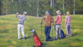 Escena de golf